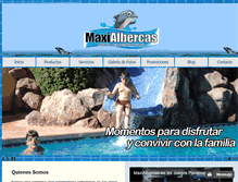 Tablet Screenshot of maxialbercas.com